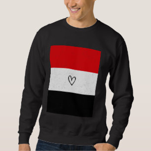 Yemen Flag Yemeni Heart Proud Heritage National Me Sweatshirt