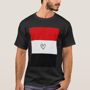 Yemen Flag Yemeni Heart Proud Heritage National Me T-Shirt