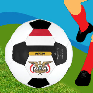Yemen Personalized, Flag, Photo Soccer Ball