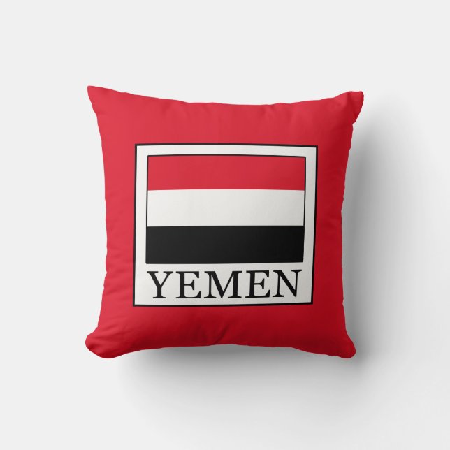 Yemen Throw Pillow (Front)