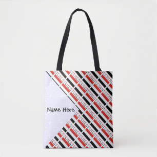 Yemen Yemeni Flag Tiled Personalized  Tote Bag