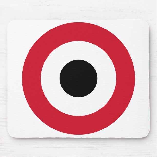 Yemeni Air Force Roundel Mouse Pad (Front)