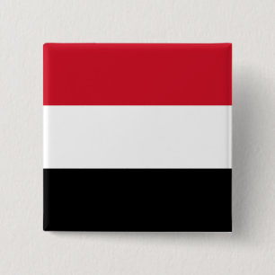 Yemeni Flag 2 Inch Square Button