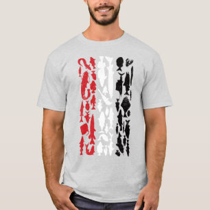 Yemeni Flag Made of Fish – Fishing Design T-Shirt