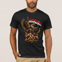 Yemeni Golden Eagle 26 September National Day T-Sh