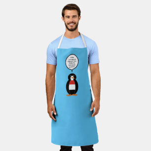 Yemeni Talking Ms. Penguin Personalized Apron