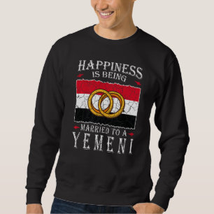 Yemeni Wedding Yemen Heritage Roots Yemenite Flag Sweatshirt