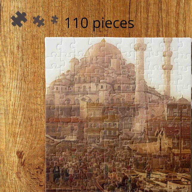 Yeni Cami mosque and Eminönü bazaar -ISTANBUL Jigsaw Puzzle (Creator Uploaded)