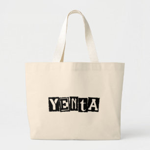 Yenta Yiddish Humour Large Tote Bag