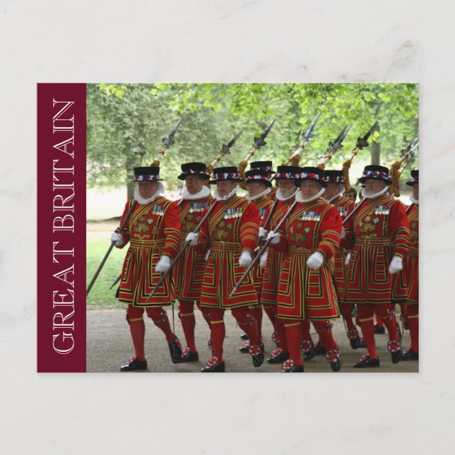 yeoman british guard postcard (Front)