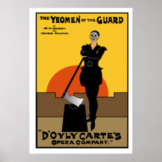 Yeomen of the Guard Imitation Poster