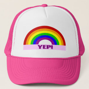 Yep Gay Pride Hat