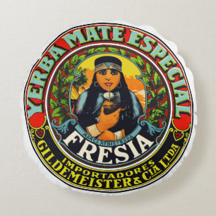 YERBA MATE ROUND PILLOW