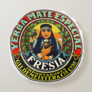 YERBA MATE ROUND PILLOW
