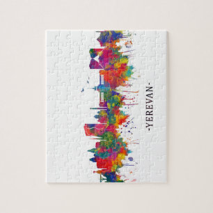 Yerevan Armenia Skyline Jigsaw Puzzle