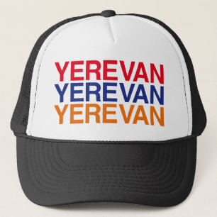 YEREVAN Armenian Flag Trucker Hat