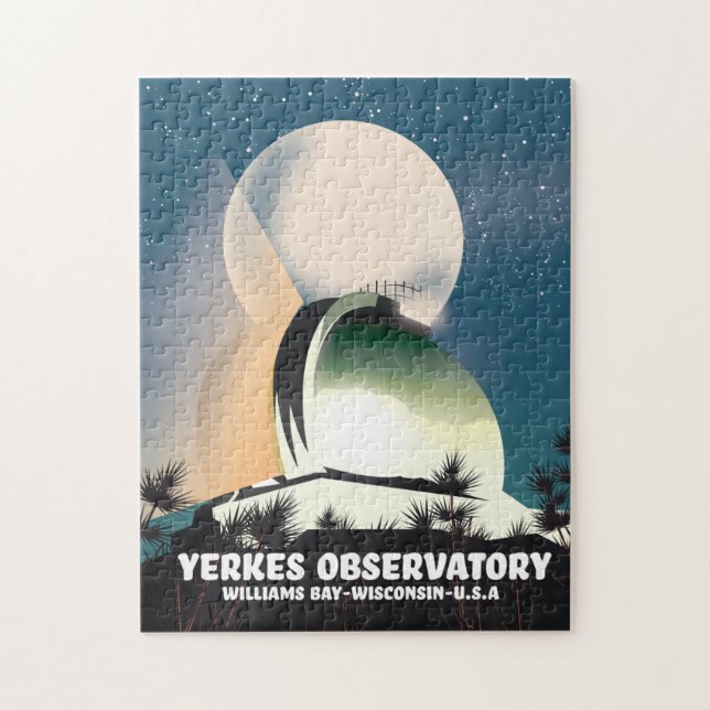 Yerkes Observatory Williams Bay, Wisconsin, U.S.A, Jigsaw Puzzle (Vertical)
