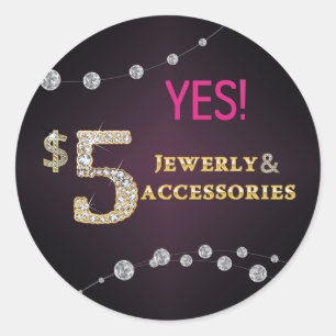 Yes! $5 Jewellery and Accessories Stickers