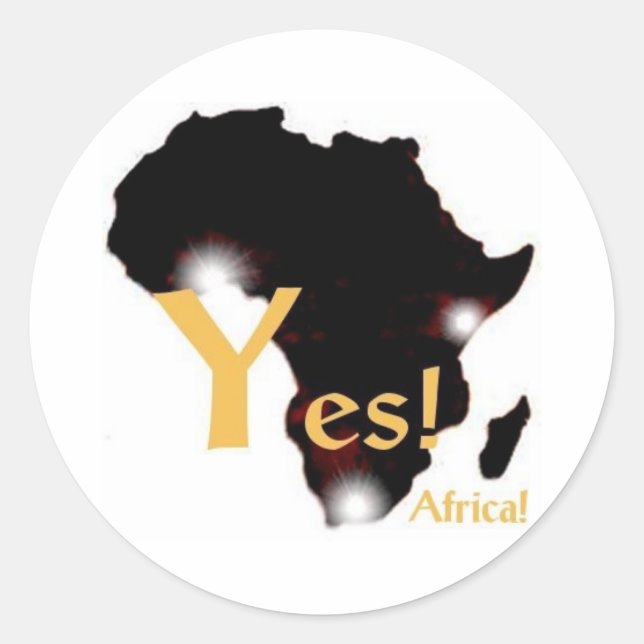 Yes! Africa! Sticker (Front)