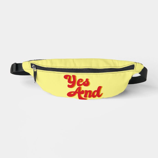 Yes And Improv Comedy Club Comedian Fanny Pack (Front)