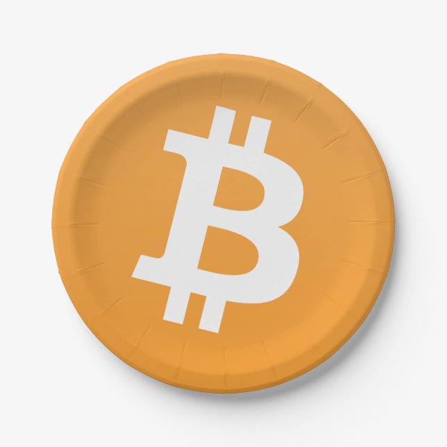 Yes, Bitcoin Can Make Your Dreams Come True, BTC  Paper Plate (Front)