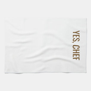 YES, CHEF KITCHEN TOWEL