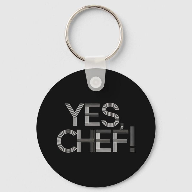 Yes, Chief! Keychain (Front)