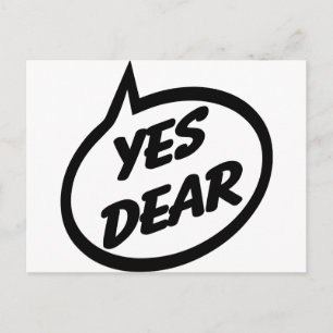 Yes Dear Postcard
