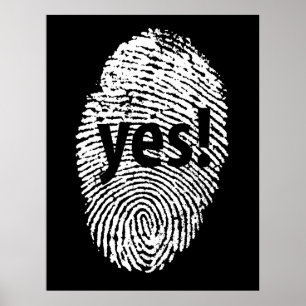 Yes: finger print