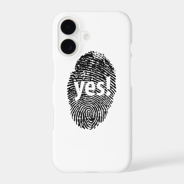Yes: finger print (Back)