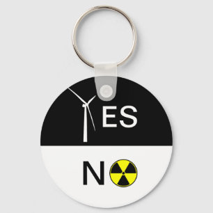 "YES" FOR CLEAN ENERGY KEYCHAIN