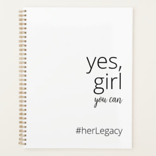 Yes Girl You Can – Feminist Motivational Planner