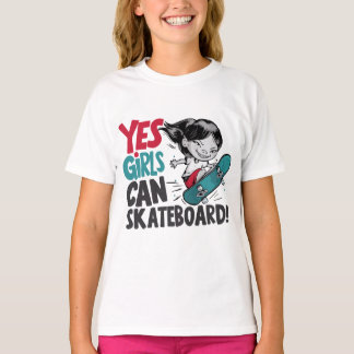 Yes Girls Can Skateboard T-Shirt