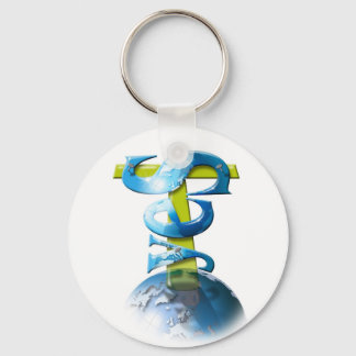 Yes God Keychain