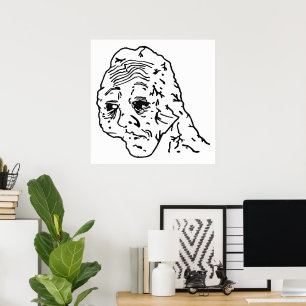 Yes Honey Wojak Meme Poster