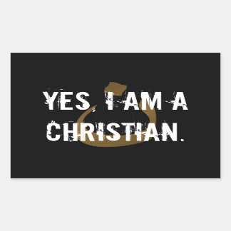 Yes, I am a Christian Sticker
