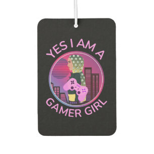 YES I AM A GAMER GIRL AIR FRESHENER