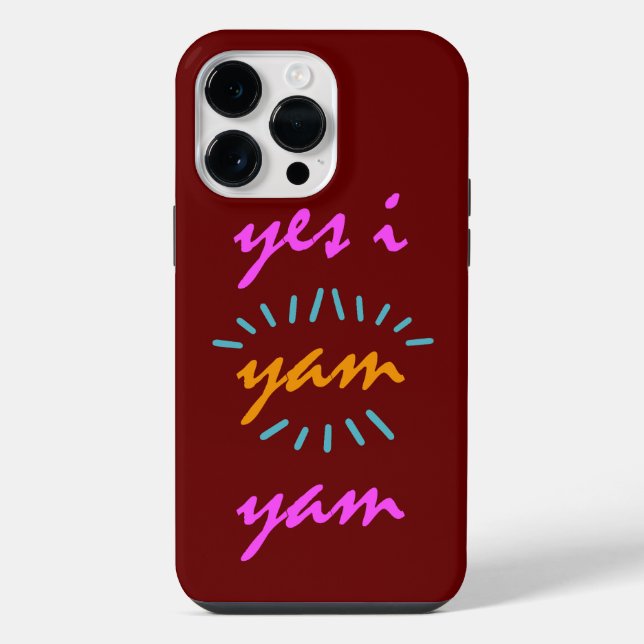 yes i am  iPhone case (Back)