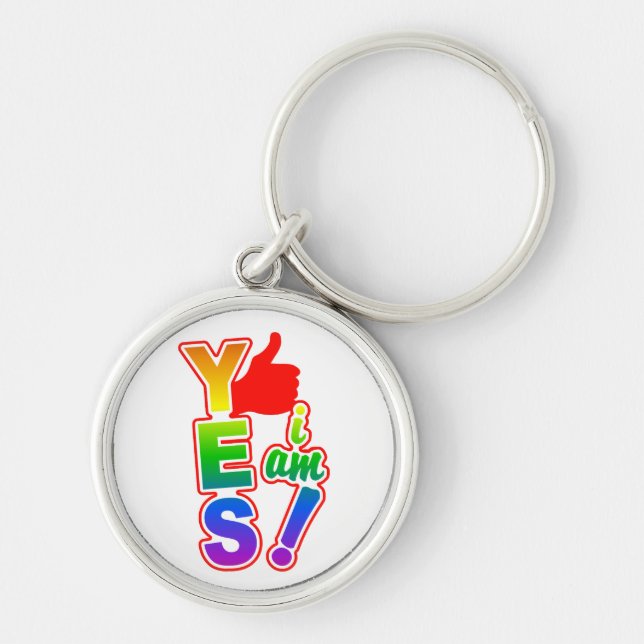 YES I AM key chain (Front)