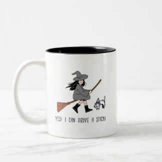 Yes! I Can Drive A Stick : Halloween Coffee MUG