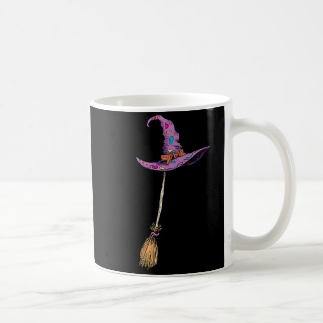 Yes I Can Drive A Stick Soky Witch Funny Halloween Coffee Mug (Right)