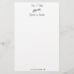 Yes, I Can Drive a Stick! Stationery