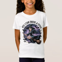 Yes I Can Drive a Stick Witch Halloween