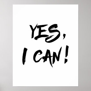 Yes I Can Poster