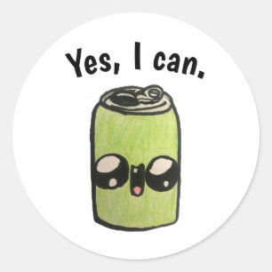 Yes, I can. Stickers