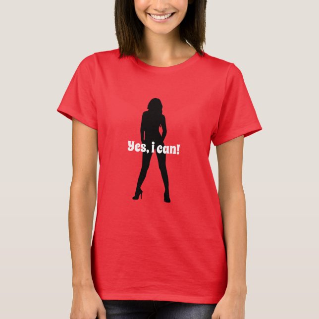 yes, i can T-Shirt (Front)
