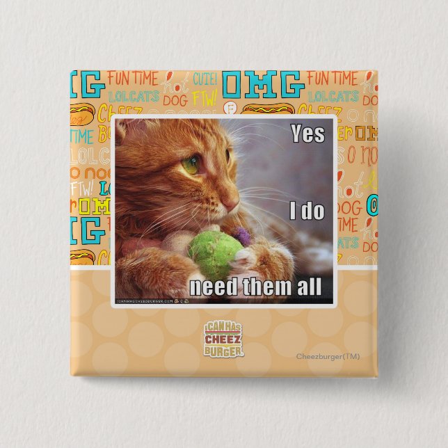 Yes I do need them all 2 Inch Square Button (Front)