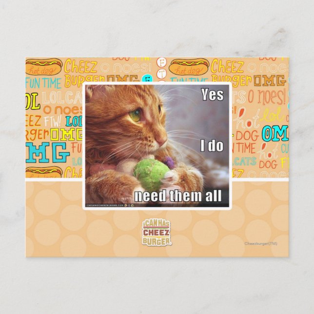 Yes I do need them all Postcard (Front)