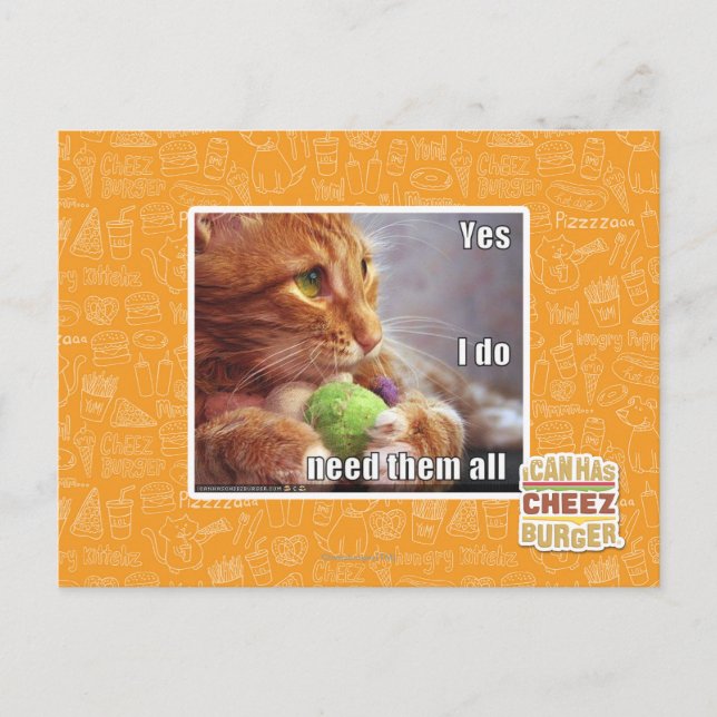 Yes I do need them all Postcard (Front)