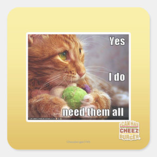 Yes I do need them all Square Sticker